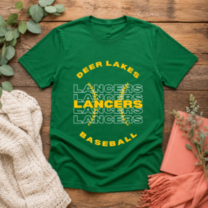 Deer Lakes Lancers Baseball Spirit Shirt