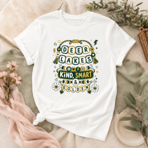 Deer Lakes "Kind, Smart & Golden" Spirit T-Shirt
