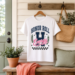 Honor Roll Energy Tee Varsity Emblem Graphic