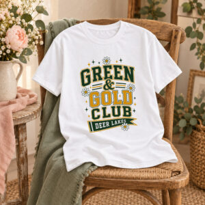 Deer Lakes Green & Gold Club Adult Tee
