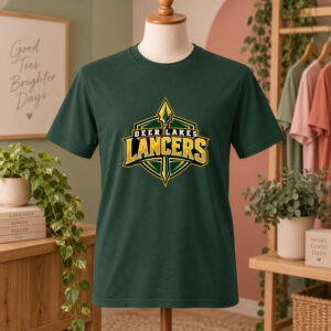 Deer Lakes Lancers Shield Adult Tee