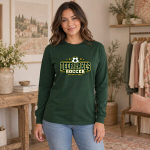 Deer Lakes Soccer Minimalist Long Sleeve Tee