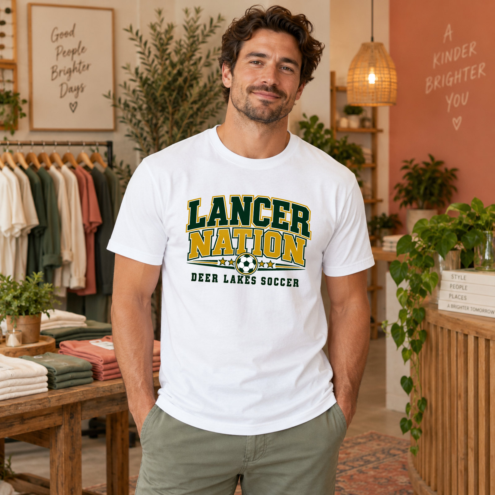 Lancer Nation Deer Lakes Soccer Tee