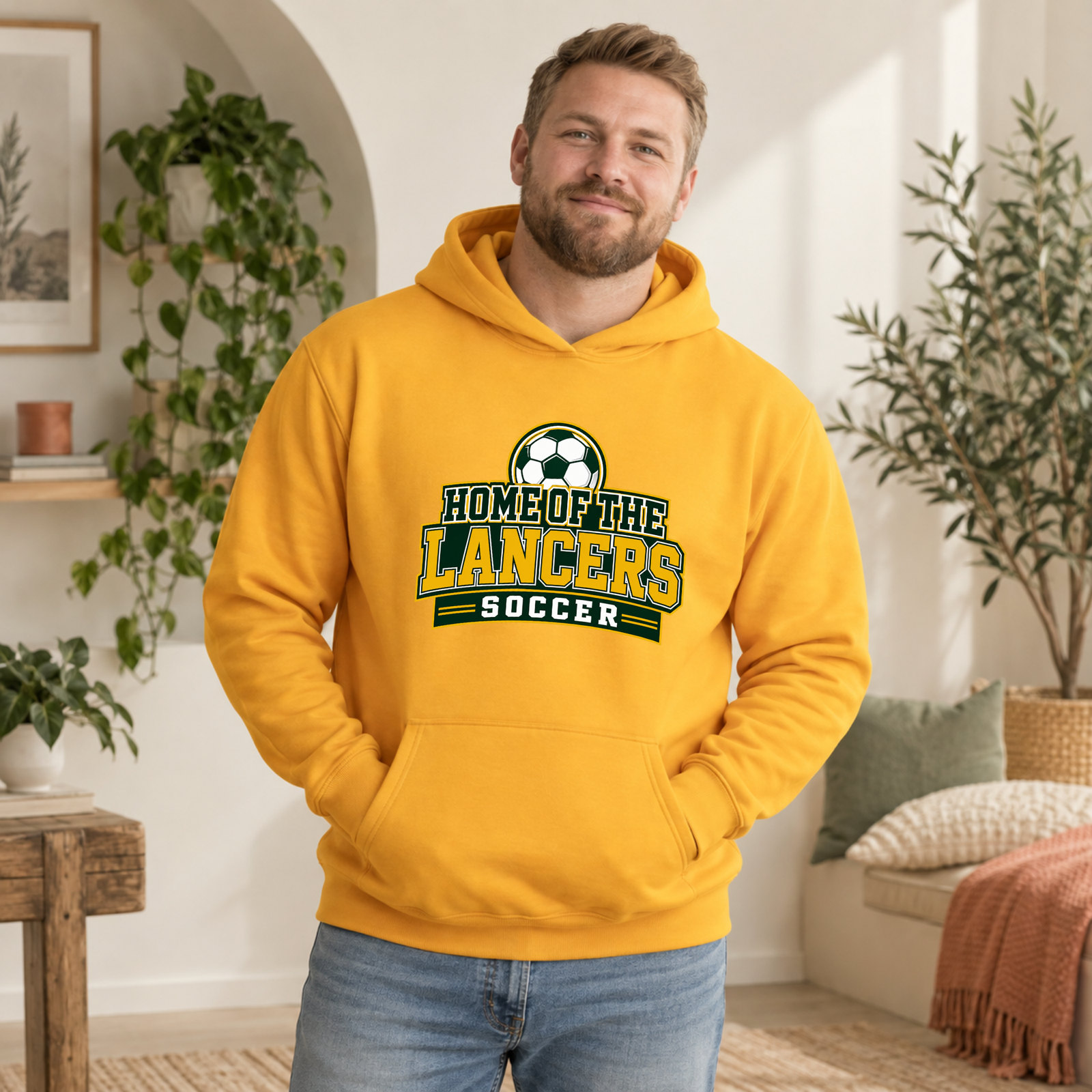 Home of the Lancers Soccer Classic Hoodie