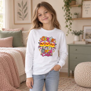 Candy Corn Cutie Youth Long Sleeve Tee