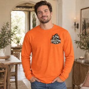 Skeleton Crew Left Chest Adult Long Sleeve Tee