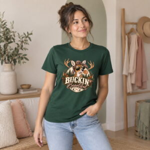 Buckin’ Beautiful Adult Short Sleeve Tee