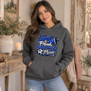 Kind Proud Soccer Mom Hoodie