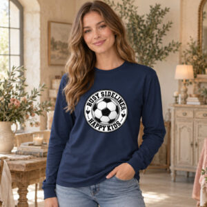Just a Super Happy Soccer Mom Long Sleeve